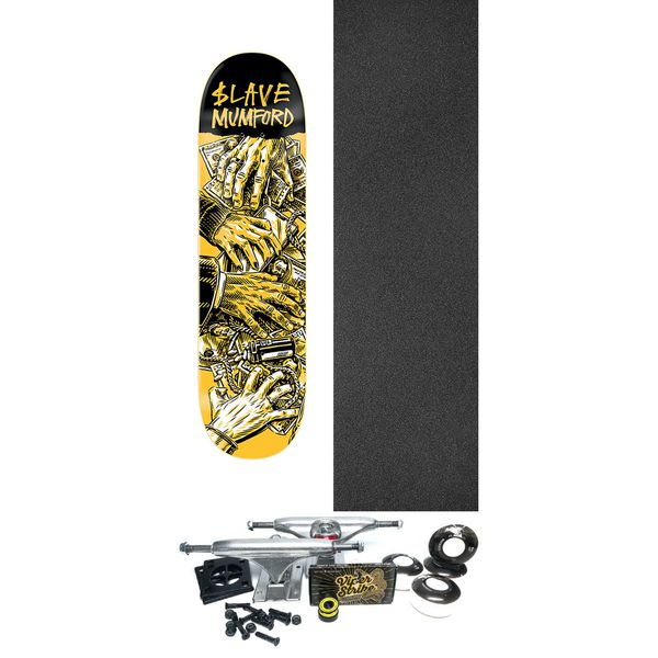 Slave Skateboards Matt Mumford Hand in Hand Skateboard Deck - 8.37" x 32" - Complete Skateboard Bundle